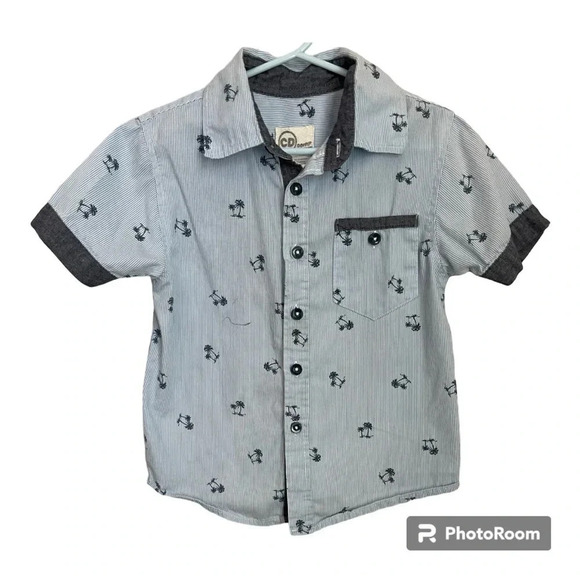 3 kids Button Down Shirts. Size 4T and 5T. Granimals NWT, Cat and Jack, and CD - Picture 7 of 12